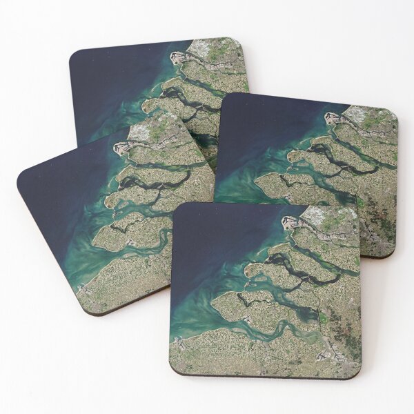 Item preview, Zeeland, Netherlands from space designed and sold by Raureif.