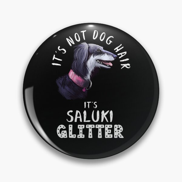 Item preview, It's not dog hair it's SALUKI glitter funny dog quote designed and sold by theshirtinator.