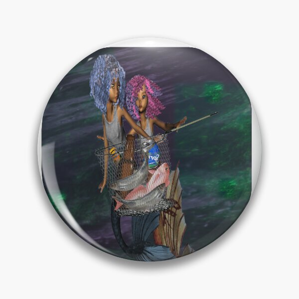 Item preview, Little Mermaid with a Big Catch designed and sold by Patricia Brown.