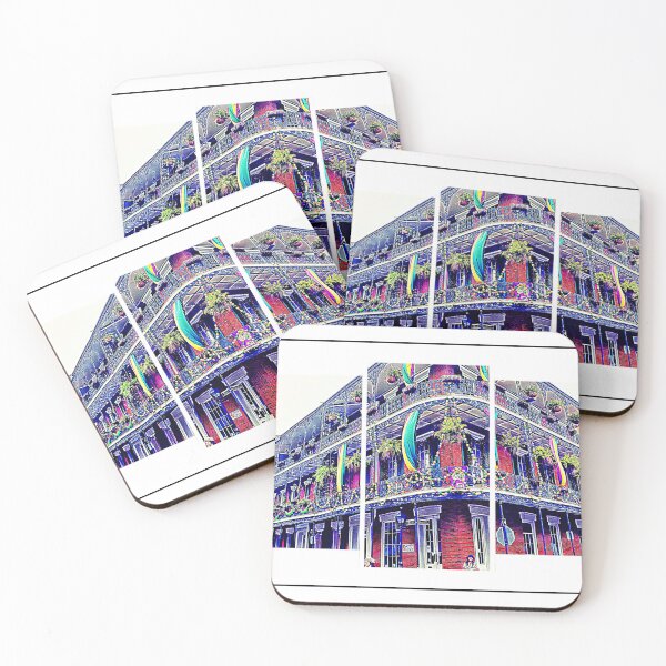 Item preview, New Orleans decorated for Mardi Gras designed and sold by Bonnie's Playground.