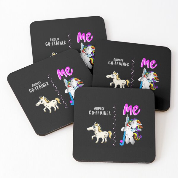 Item preview, Field Hockey Coach Trainer Unicorn designed and sold by Kalli-design.