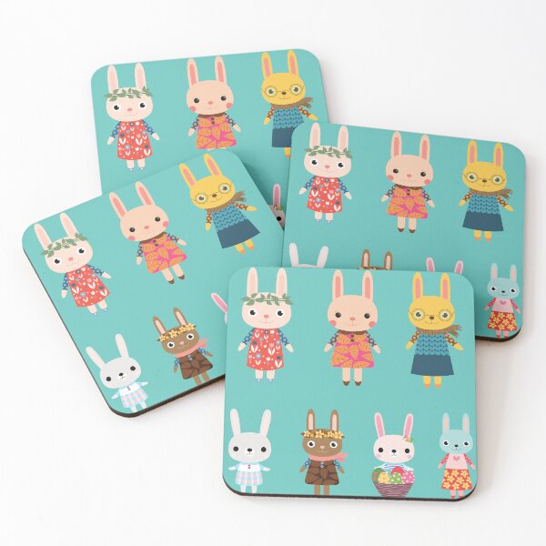 Item preview, Mama Bunny Baby Bunny / Seven Super Cute Little Bunnies Wallpaper/ Cute Bunny Pictures  designed and sold by haRexia.