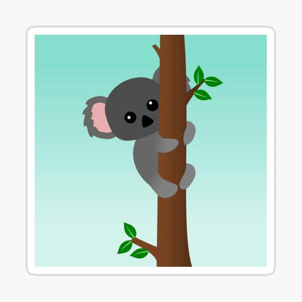 Koala-fied Sticker
