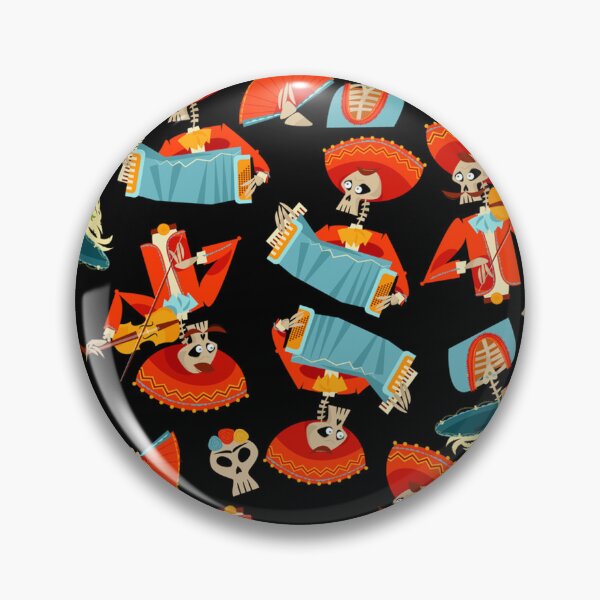 Item preview, Day of the Dead Sugar Skull Pattern dia de los muertos Halloween mariachi band group designed and sold by Spaceshipsells.