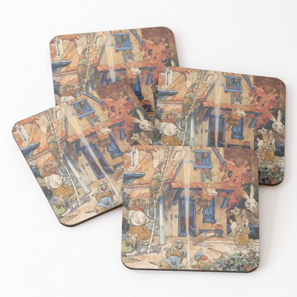 Item preview, Animal Village by Harry Roundtree - Vintage Art designed and sold by RickE.