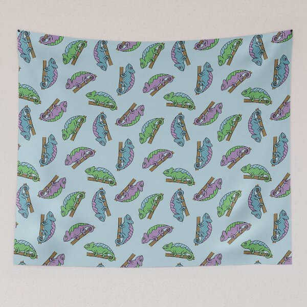 Item preview, Chameleon Pattern Blue designed and sold by Milizabeth.