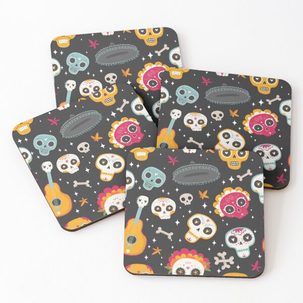 Item preview, Day of the Dead Sugar Skull Pattern dia de los muertos Halloween mariachi band group designed and sold by Spaceshipsells.