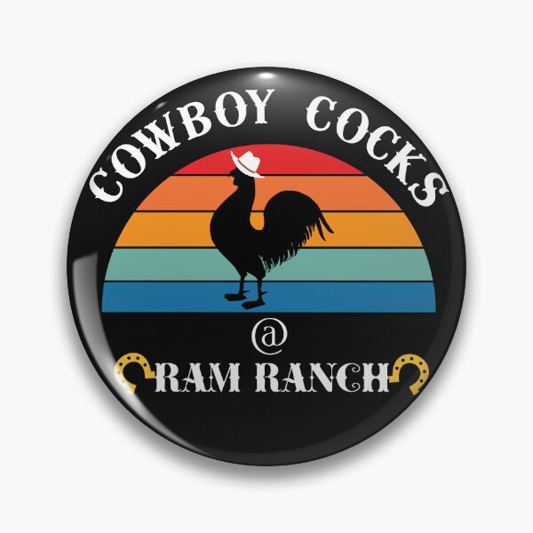 Artikelvorschau, COWBOY-HÄHNE AUF DER RAM RANCH! entworfen und verkauft von WDYGTShirts.