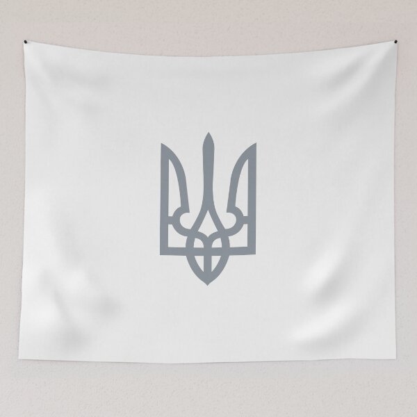 Item preview, Ukrainian Coat of Arms Grey designed and sold by ArtofDissent.