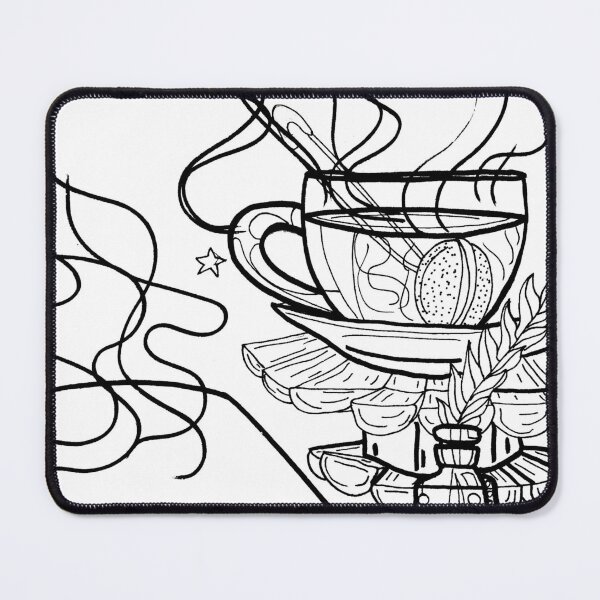 Item preview, tea and a spell book designed and sold by Niina  Niskanen.