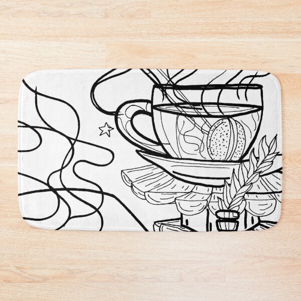 Item preview, tea and a spell book designed and sold by Niina  Niskanen.