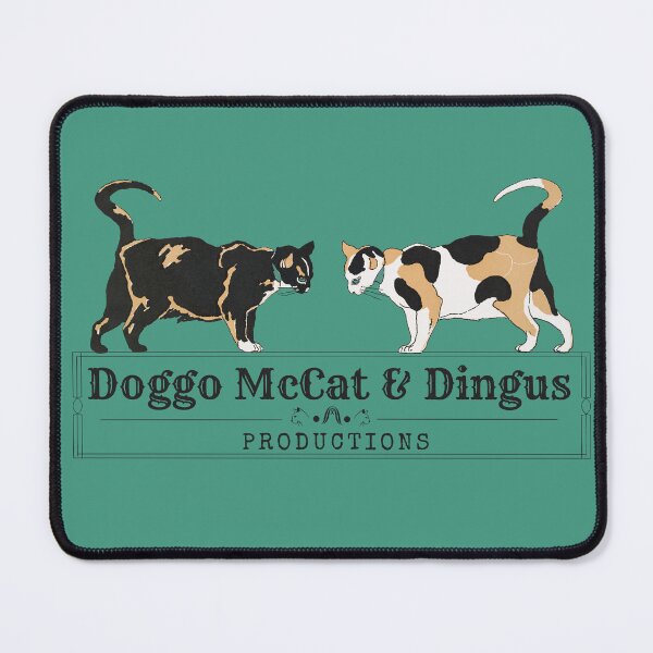 Item preview, Doggo McCat & Dingus Productions meme (from artwork of Edward Penfield) designed and sold by see-the-fox.
