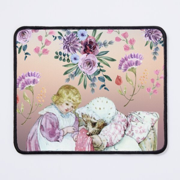 Item preview, Mrs. Tiggy Wink and watercolor flowers designed and sold by tomorrowsart.