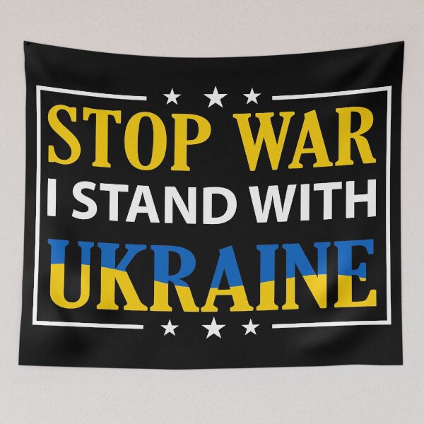 Item preview, Stop War in Ukraine designed and sold by NessiCreates.