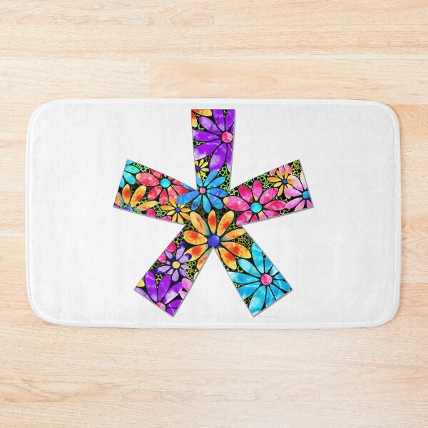 Item preview, Whimsical Colorful Asterisk Punctuation Mark Art - by Sharon Cummings designed and sold by Sharon Cummings Art.