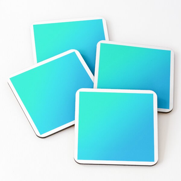 Item preview, Turquoise to Blue Gradient designed and sold by Whoopsidoodle.