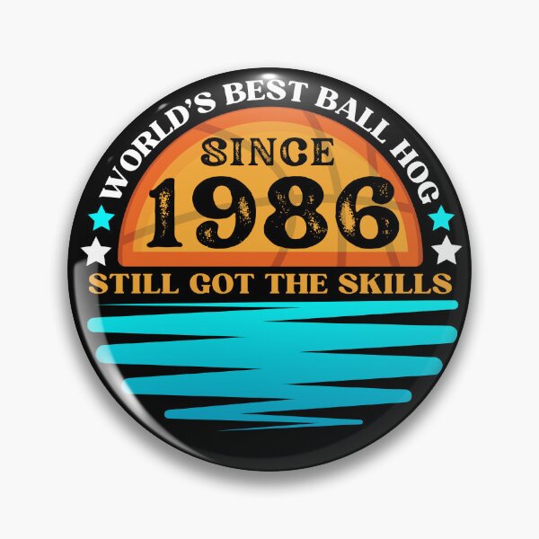 Item preview, Basketball lover born in 1986 - Funny basketball since birth year - Birthday basketball designed and sold by TheForgettables.