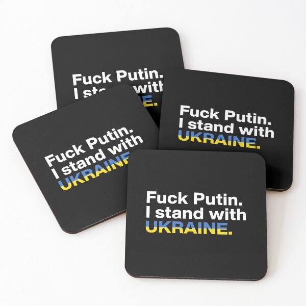 Artikelvorschau, Ich stehe zur Ukraine. Scheiß auf Putin entworfen und verkauft von ActiveNerd.