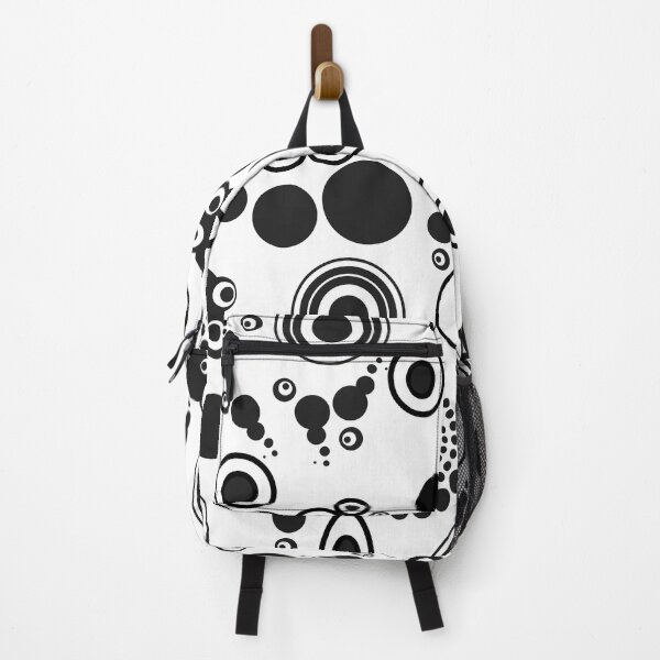 Item preview, Mid Century Modern Circular Patterns in Black and White designed and sold by LisWilliams.