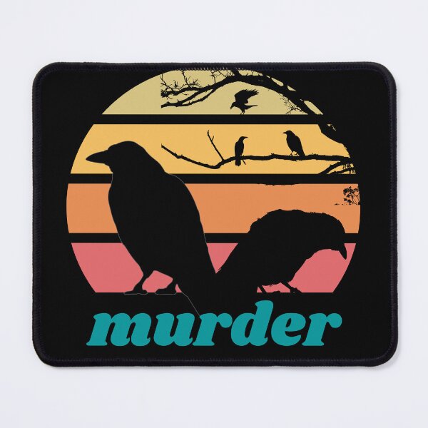 Item preview, Murder of Crows with Sunset designed and sold by AMERICANCHEEZ.