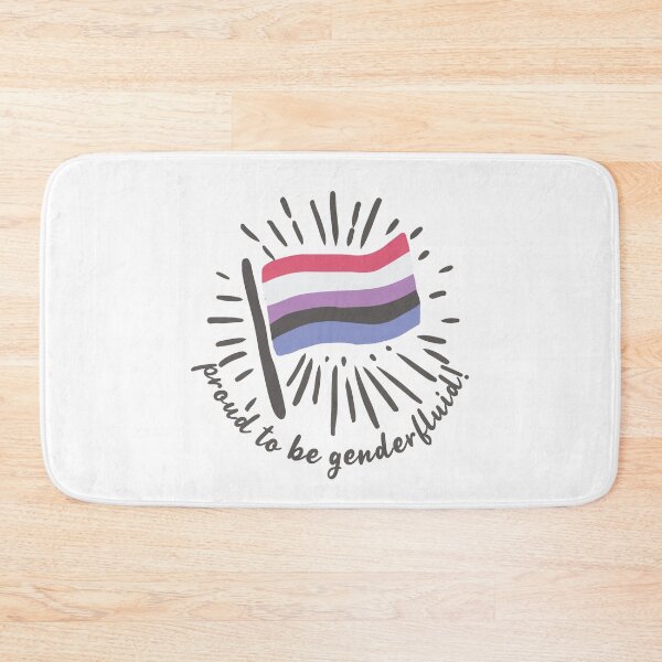 Item preview, Genderfluid Pride Love Is Love Rainbow Flag designed and sold by StickerbashCo.