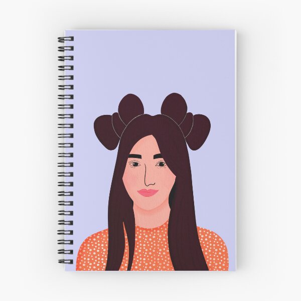 Item preview, Cute Teenage Girl in Half up Top Knot Hairstyle and Polka Dotted Summer Dress designed and sold by NAYANA S KUMAR.