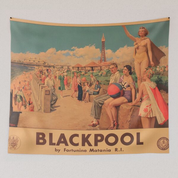 Item preview, Blackpool - Travel Poster art - Vintage Art designed and sold by RickE.