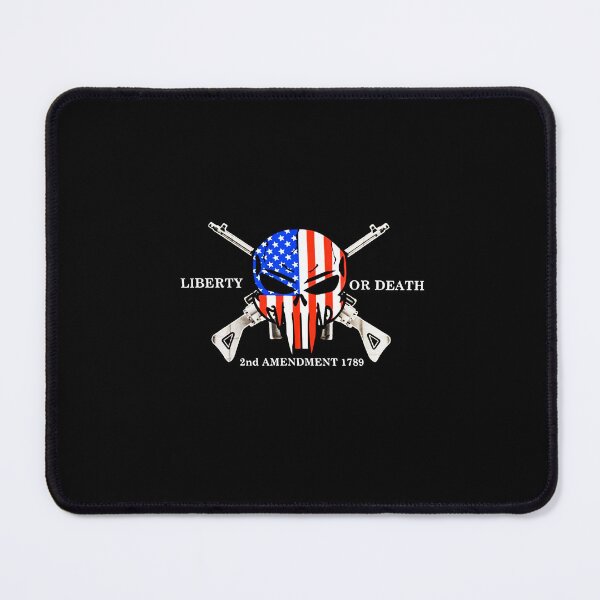 Item preview, Liberty or Death Flag 2nd Amendment 2A Military Firearm designed and sold by 9un5.