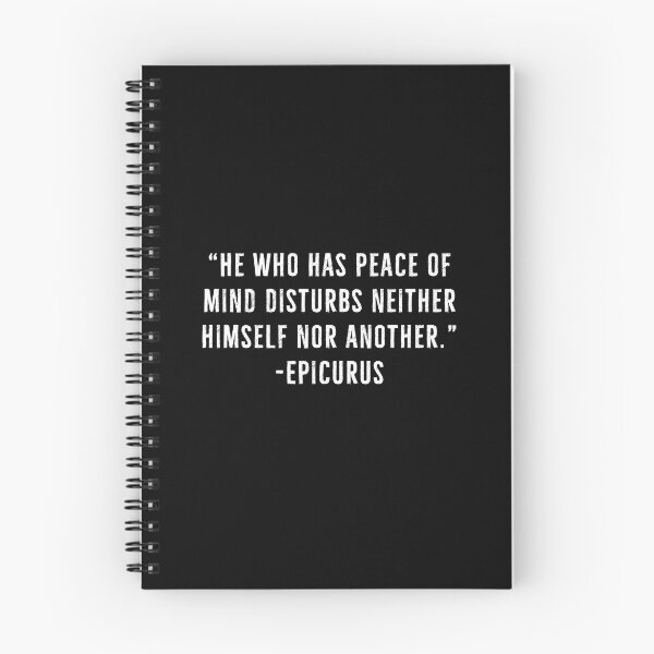 Item preview, Peace of Mind - Epicurus | Epicureanism Quotes designed and sold by PhilosophyWear.