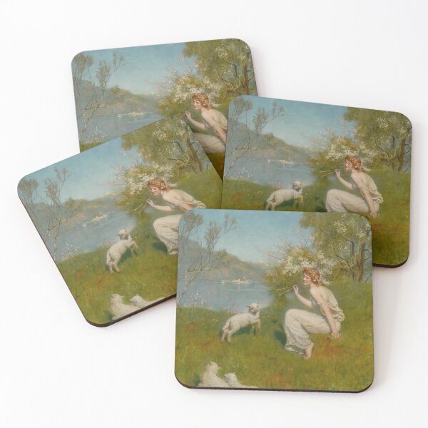 Item preview, Woodland Nymph from Ancient Greece Mythology painting designed and sold by ClassicalGreece.