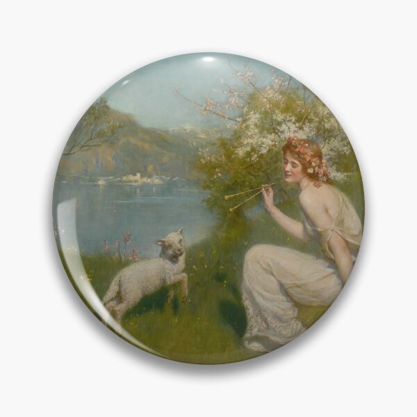 Item preview, Woodland Nymph from Ancient Greece Mythology painting designed and sold by ClassicalGreece.