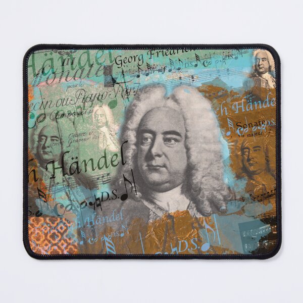 Item preview, Georg Friedrich Händel Portrait, Collage designed and sold by Mauswohn.