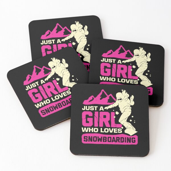 Item preview, Just A Girl Who Loves Snowboarding designed and sold by Marcid95.