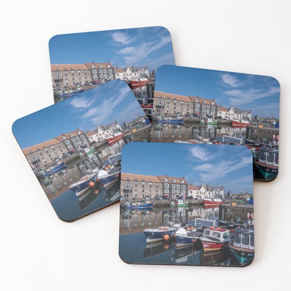 Item preview, The docks of Eyemouth town in Scotland designed and sold by WorldScenery.