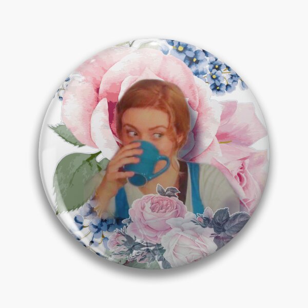 Item preview, Floral "Sips Coffee" Nancy- Nancy Drew designed and sold by TheGreenReader.