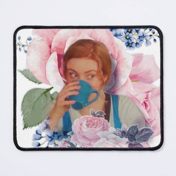 Item preview, Floral "Sips Coffee" Nancy- Nancy Drew designed and sold by TheGreenReader.