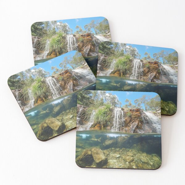 Item preview, River small waterfall split level view over and under water designed and sold by Seaphotoart.