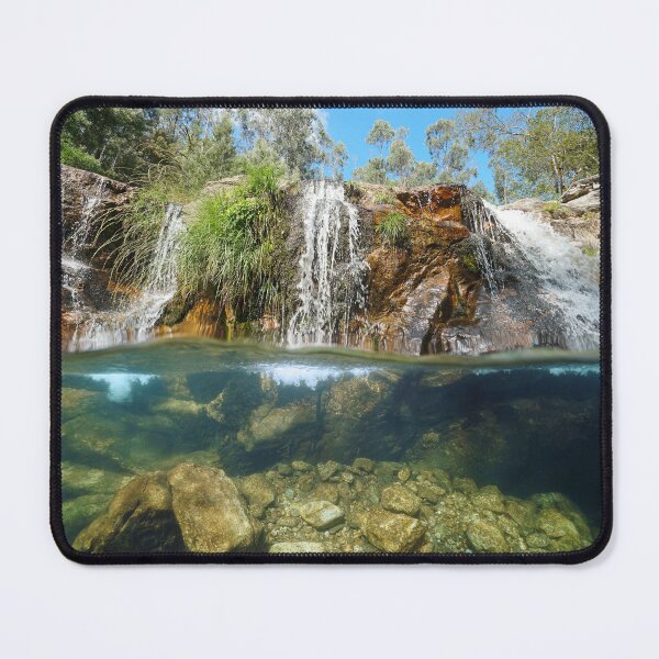 Item preview, River small waterfall split level view over and under water designed and sold by Seaphotoart.