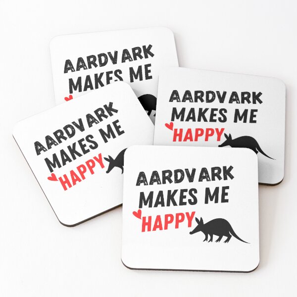 Item preview, Aardvark Makes Me Happy , Aardvark Design  designed and sold by Every Pet  Shirts.