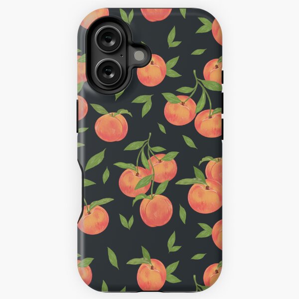 Peach Pattern Illustration iPhone Tough Case