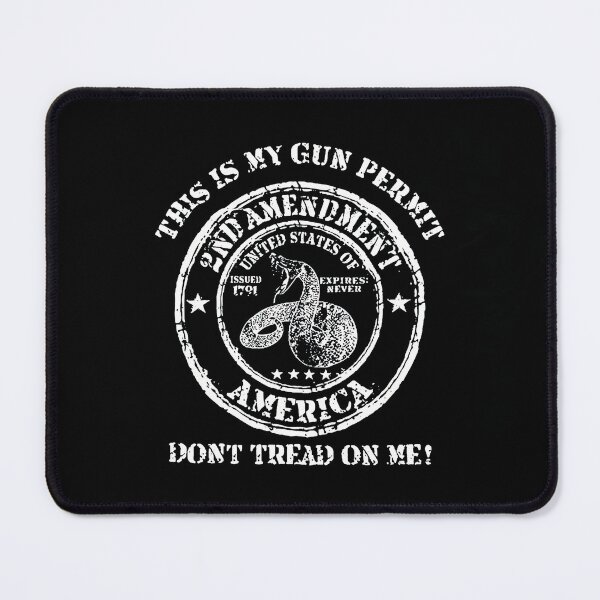 Item preview, This is my Gun Permit Don't Tread on Me Flag 2nd Amendment 2A Military Firearm designed and sold by 9un5.