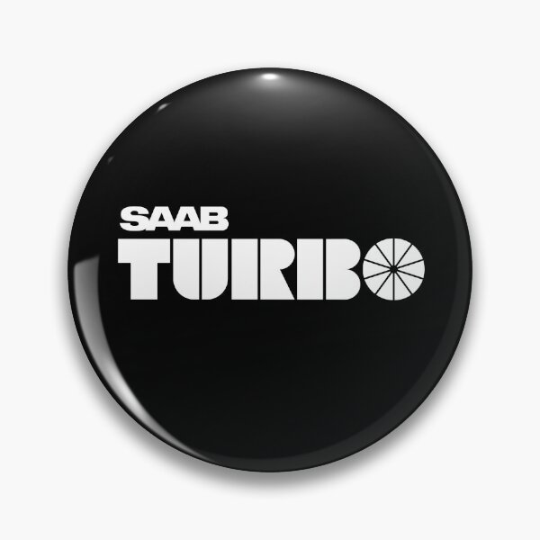 Item preview, SAAB Turbo retro look badge white designed and sold by blackdogshop.