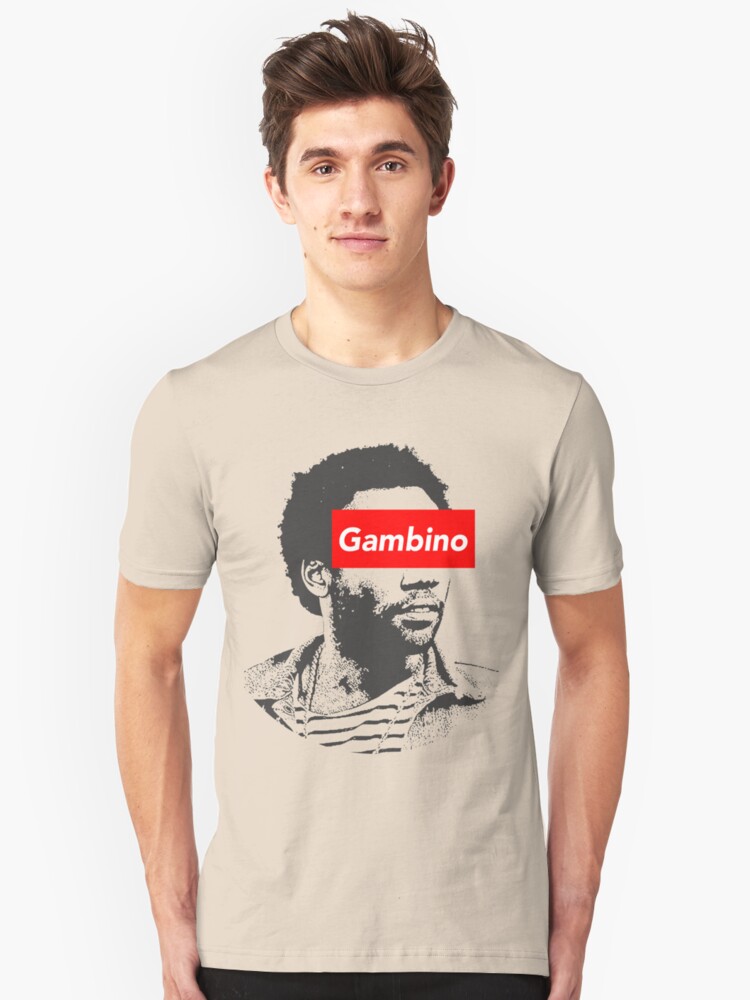 Alternate view of Childish Gambino art Slim Fit T-Shirt