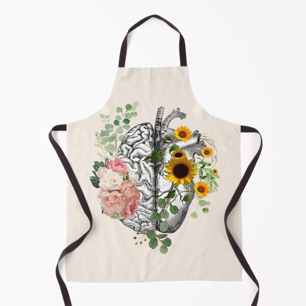 Item preview, Right balance between head and heart, roses and sunflowers,watercolor designed and sold by Collagedream.