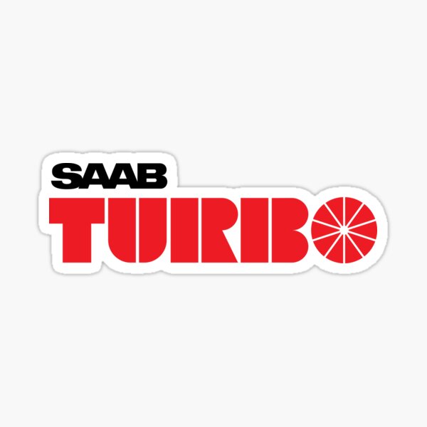 Artikel-Vorschau von SAAB Turbo-Abzeichen im Retro-Look, designt und verkauft von blackdogshop.