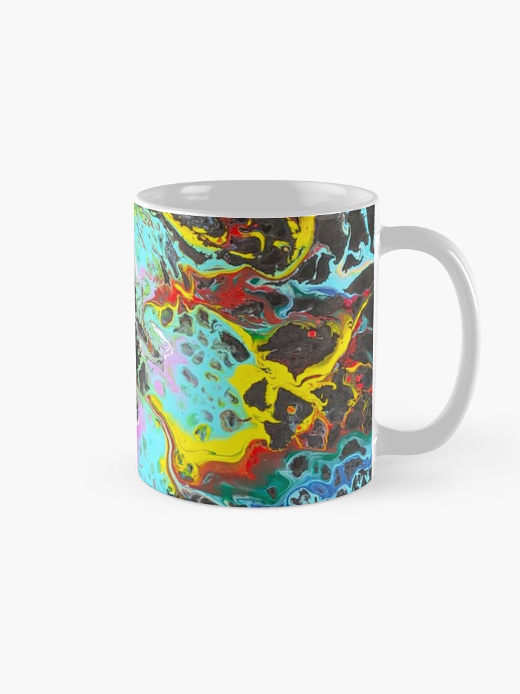 Trippy Art Glass Cup 16 Oz Art Cup Abstract Art Cup Cool 