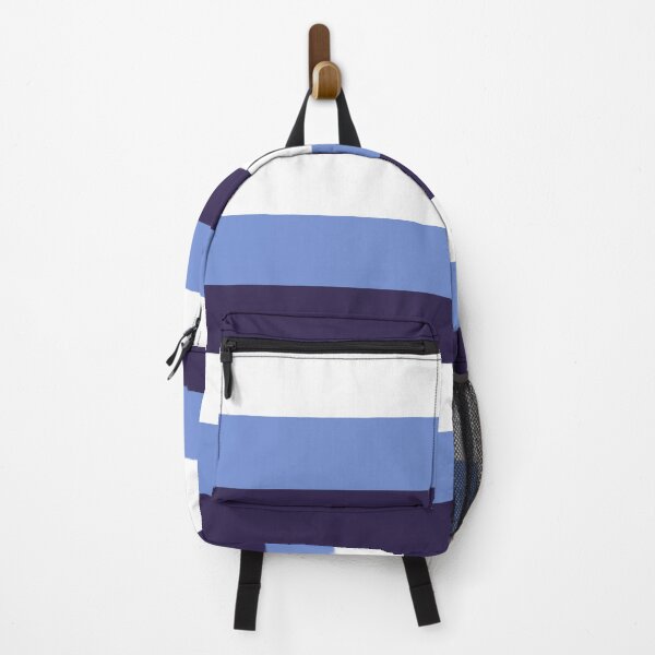 Item preview, 3 Large DANUBE BLUE, NAVY BLUE and WHITE Horizontal STRIPES designed and sold by RachelMacht.