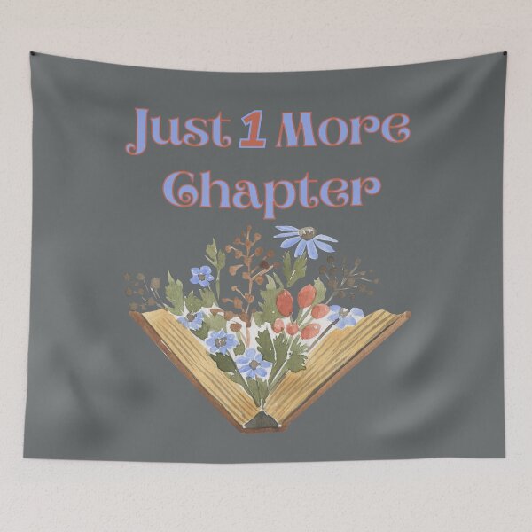 Item preview, Just 1 More Chapter, Pretty BookLover designed and sold by Constant Readers.