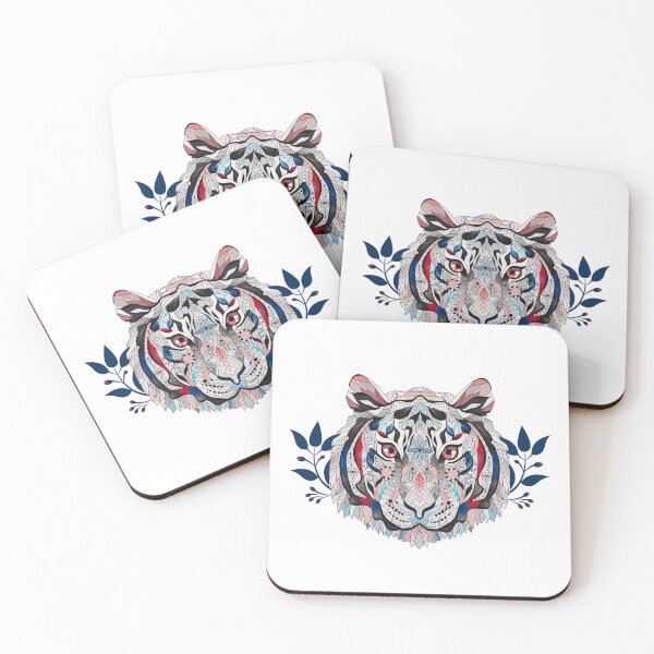 Item preview, Abstract Tiger Face designed and sold by HappyLifeCreate.