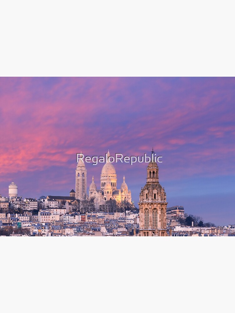 Discover Sacre Coeur Paris France Premium Matte Vertical Poster